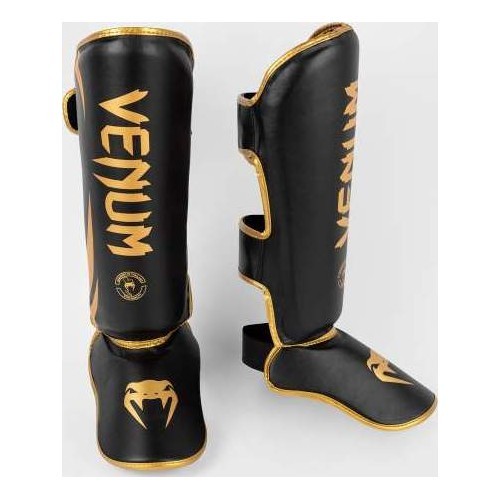 Venum Challenger Standup Shin Guards - Black/Gold