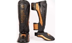 Venum Elite Evo apakšstilbu sargi, melni/bronzas