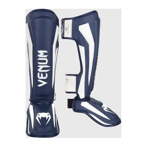 Apakšstilbu aizsargi Venum Elite Standup - White/Navy Blue
