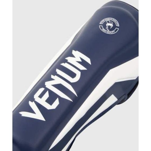 Shin Guards Venum Elite Standup - White/Navy Blue