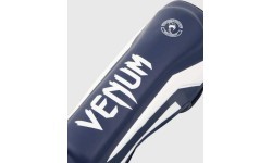 Shin Guards Venum Elite Standup - White/Navy Blue