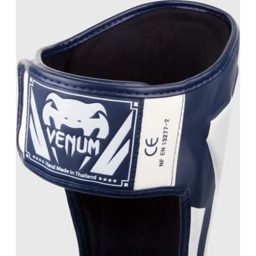 Apakšstilbu aizsargi Venum Elite Standup - White/Navy Blue