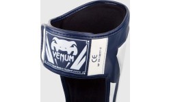 Apakšstilbu aizsargi Venum Elite Standup - White/Navy Blue