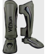 Shin Guards Venum Elite Standup - Khaki/Black