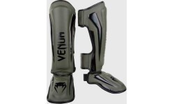 Защита голени Venum Elite Standup – хаки/чёрный