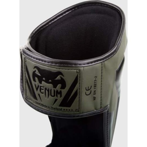 Apakšstilbu aizsargi Venum Elite Standup – haki/melns
