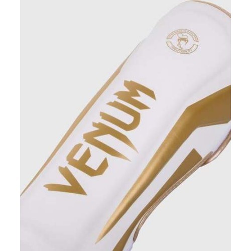 Shin Guards Venum Elite Standup - White/Gold