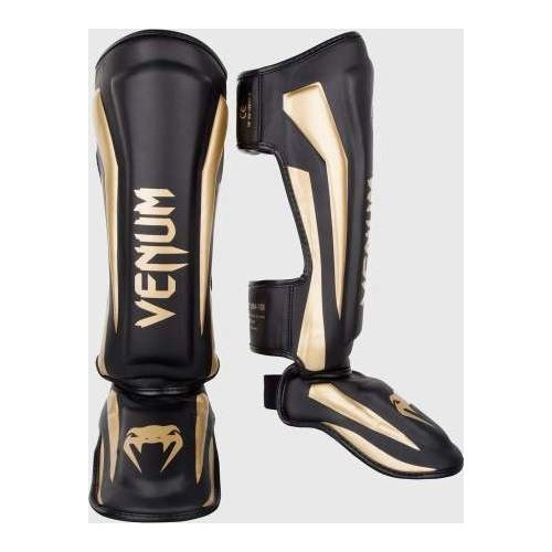 Apakšstilbu aizsargi Venum Elite Standup, melni/zelta