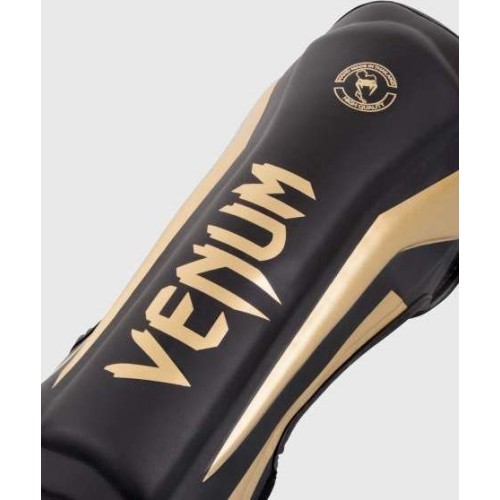 Apakšstilbu aizsargi Venum Elite Standup, melni/zelta