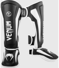 Защита голени Venum Elite Standup, чёрный/белый