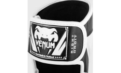 Apakšstilbu aizsargi Venum Elite Standup, melns/balts