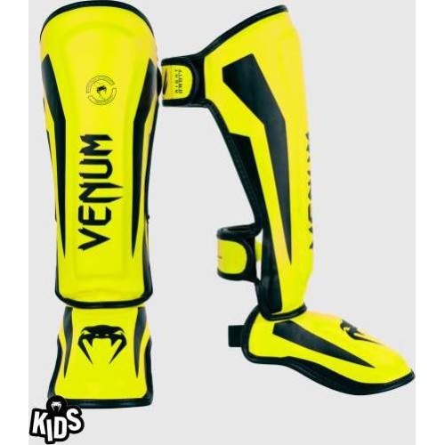 Venum Elite bērnu apakšstilbu sargi Exclusive Neo Yellow