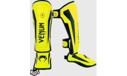 Venum Elite bērnu apakšstilbu sargi Exclusive Neo Yellow