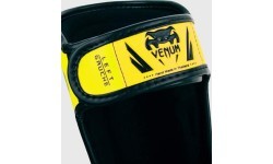 Детские защита голени Venum Elite Exclusive Neo Yellow