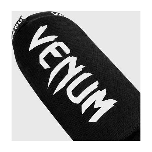 Защита голени Venum Kontact без стопы - чёрная