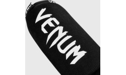 Защита голени Venum Kontact без стопы - чёрная