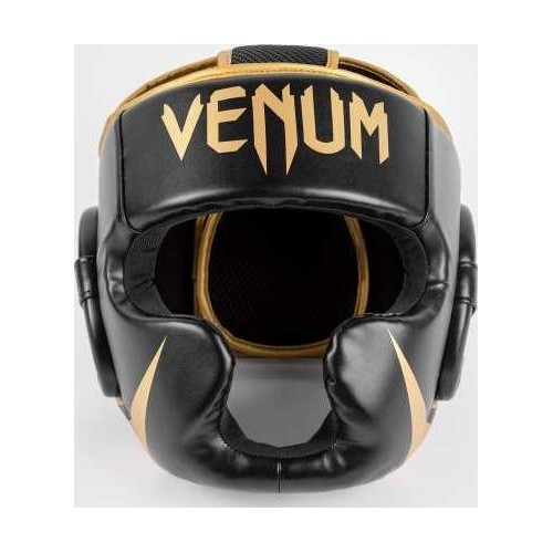 Venum Challenger boksa ķivere – melna/zelta