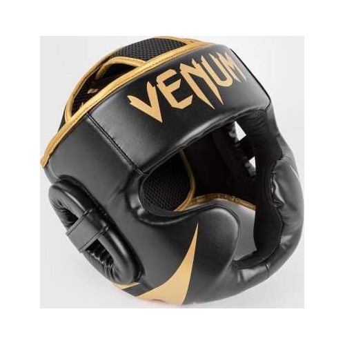 Боксёрский шлем Venum Challenger – чёрный/золотой