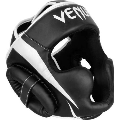 Boksa ķivere Venum Elite, melna/balta