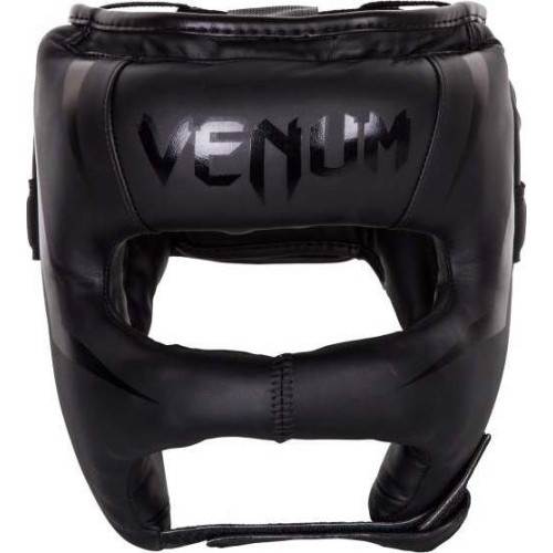 Боксёрский шлем Venum Elite Iron, чёрный