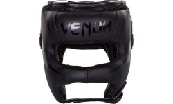 Boksa ķivere Venum Elite Iron, melna