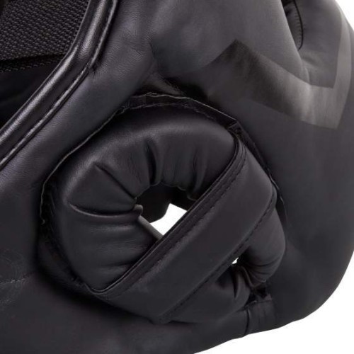 Boksa ķivere Venum Elite Iron, melna