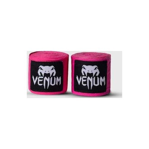 Боксёрские бинты Venum Kontact, 4,5 м – неоново-розовые