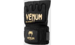 Roku bandāžas Venum Kontact Gel, melni-zeltaini