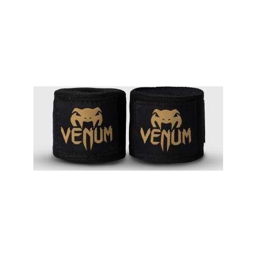 Boksa bandāžas Venum Kontact Black-Gold 2.5m