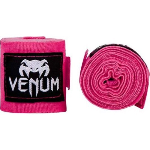 Boksa bandāžas Venum Kontact, 2,5 m – Neo Pink