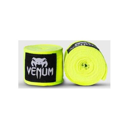 Боксёрские бинты Venum Kontact, 2,5 м, неоново-жёлтые