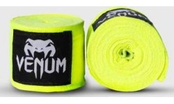 Boxing Handwraps Venum Kontact, 2.5 m - Neo Yellow