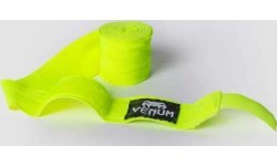 Боксёрские бинты Venum Kontact, 2,5 м, неоново-жёлтые
