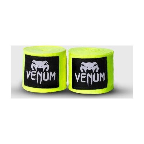 Бинты боксёрские Venum Kontact 4 м неоново-жёлтые