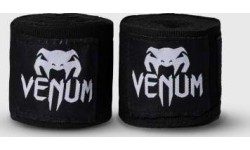 Боксёрские бинты Venum Kontact Original, 2,5 м, чёрные
