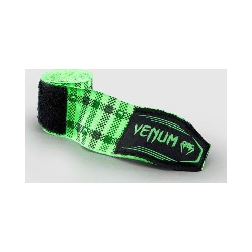 Venum Tartan boksa bandāžas – neona zaļas