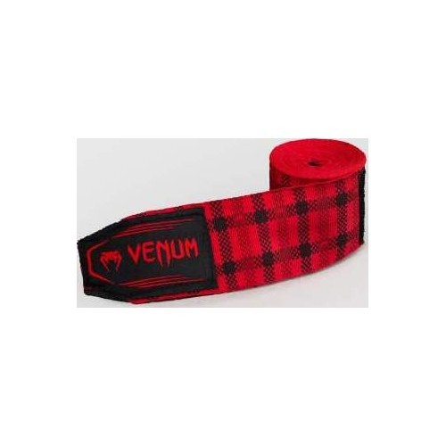Боксёрские бинты Venum Tartan, красные
