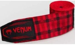 Venum Tartan boksa bintes, sarkanas