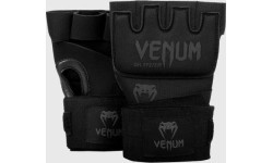 Boksa pārsēji Venum Kontact Gel Glove Wraps - Black/Black