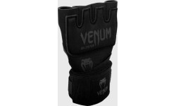 Боксёрские бинты Venum Kontact Gel Glove Wraps - Black/Black