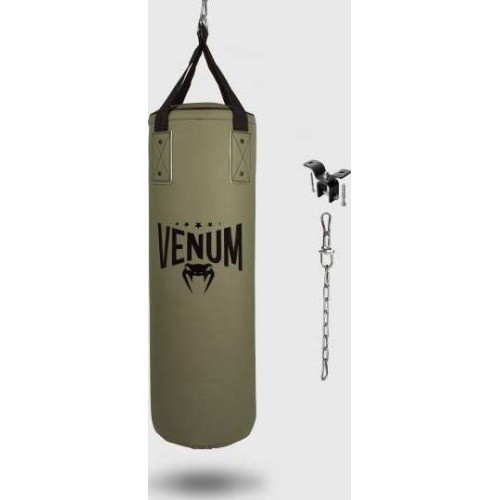 Punching Bag Venum Origins - Khaki/Black (ceiling mount included)