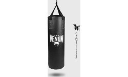 Punching Bag Venum Origins - Black/White (ceiling mount included)