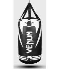 Venum Hurricane boksa bumba, ar atsvaru - melna/balta