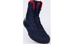 Venum Contender Boxing Shoes - Navy Blue/Red