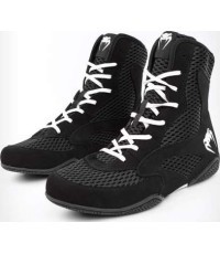 Venum Contender Boxing Shoes - Black/White
