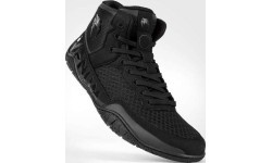 Venum Elite Wrestling Shoes - Black/Black