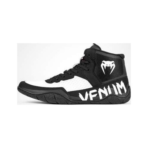 Venum Elite Wrestling Shoes - Black/White