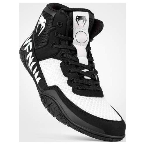 Venum Elite Wrestling Shoes - Black/White