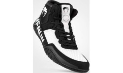 Venum Elite Wrestling Shoes - Black/White