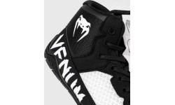 Venum Elite Wrestling Shoes - Black/White